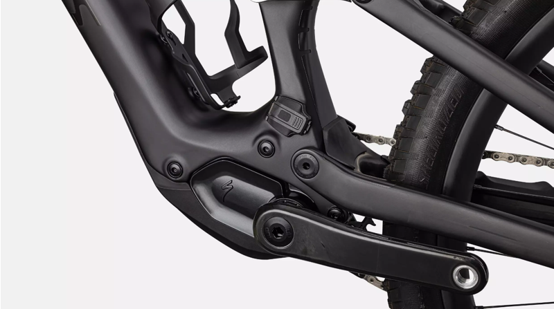 Specialized S-Works Turbo Levo SL Electric Full Suspension Mountain Bike 2023 in Black Chrome Foil Silver-1